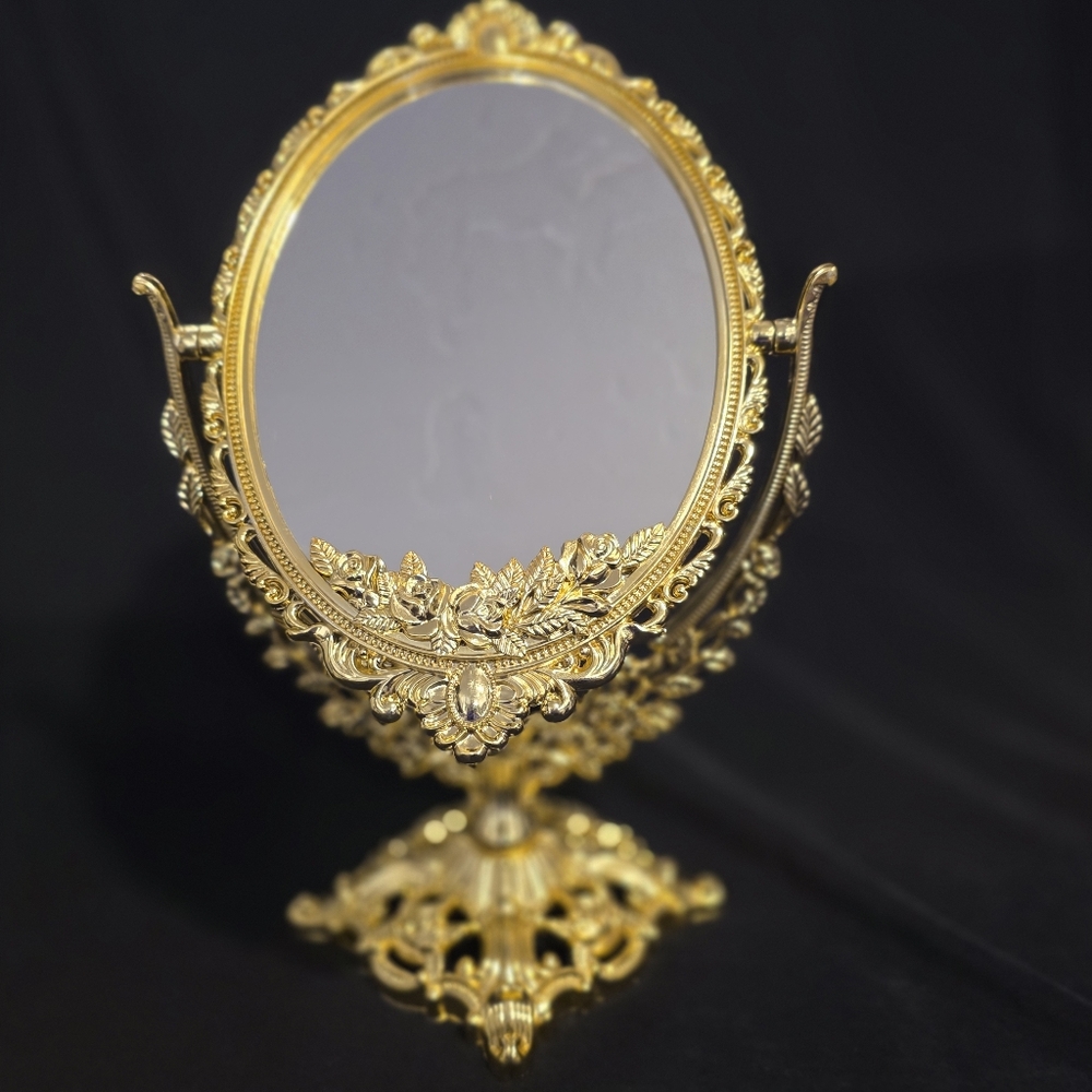 Ornate Gold Vanity Mirror